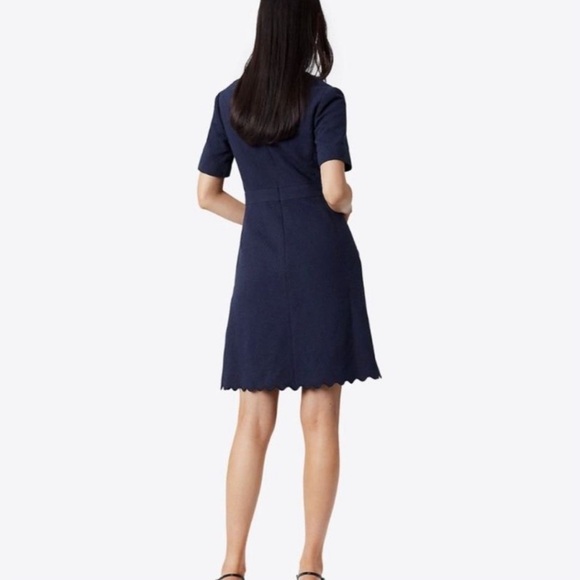 Tory Burch Bailey Dress in Tory Navy - Picture 2 of 8
